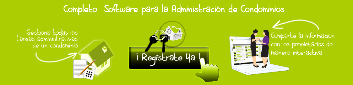 Completo software para la administracion de condominios